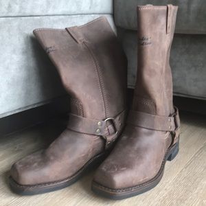 Harley Davidson Leather Motorcycle Boots